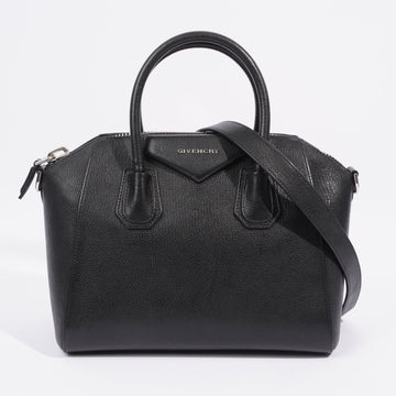 Givenchy Antigona Black Grained Leather Small
