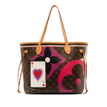 LOUIS VUITTON Monogram Game On Neverfull MM Tote Bag