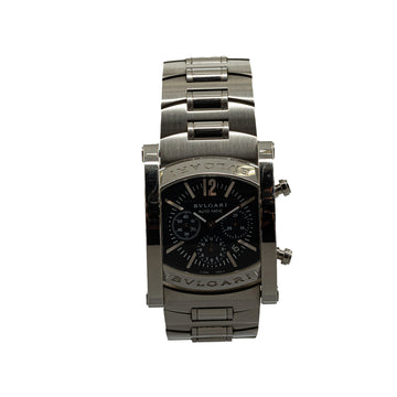 BVLGARI Automatic Stainless Steel Assioma Chronograph Watch
