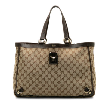 GUCCI GG Canvas Abbey D-Ring Tote Bag