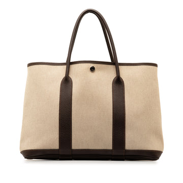Hermes Toile and Negonda Garden Party 36 Tote Bag