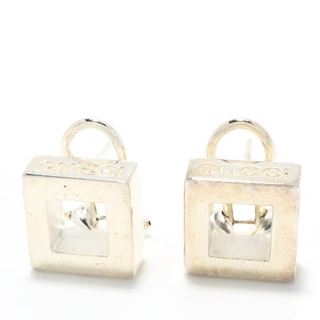 GUCCI Square Metal Clip on Earrings Costume Earrings