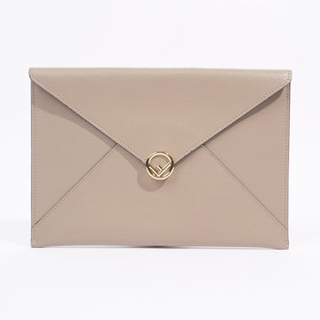 Fendi Fendi Flat Envelope Grey Leather