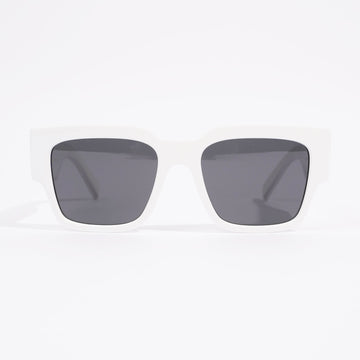 Dolce and Gabbana Square Sunglasses White Acetate 145