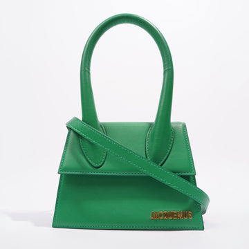 Jacquemus Le Chiquito Moyen Green Leather OS