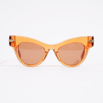 Bottega Veneta BV1004S Sunglasses Orange Acetate 145mm