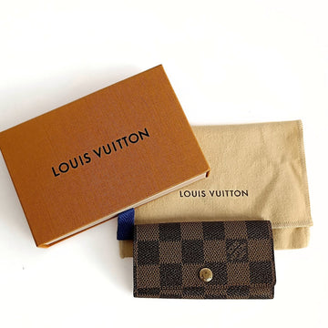 LOUIS VUITTON Louis Vuitton Louis Vuitton Damier Ebene key ring 4 hooks