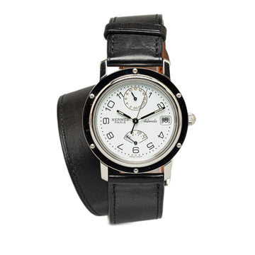 Hermes Automatic Stainless Steel Clipper Watch