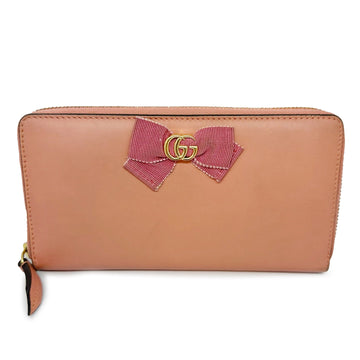 GUCCI GG Marmont Bow Long Wallet Long Wallets