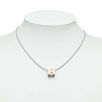 HERMES Cage d'H Cube Necklace Costume Necklace