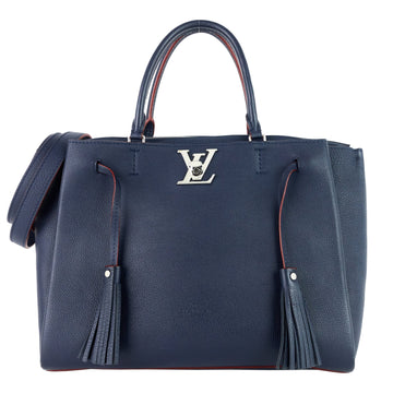 LOUIS VUITTON LockMeTo MM Calfskin Leather Handbag