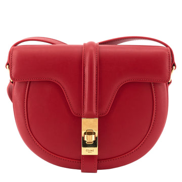 CELINE Besace 16 Small Satinated Leather Bag
