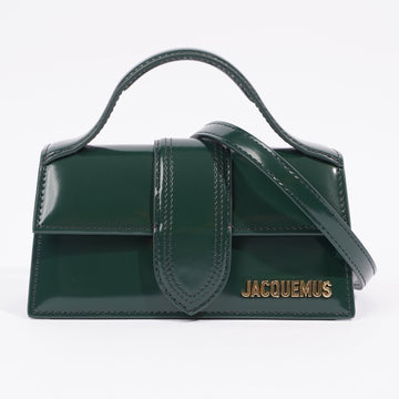 Jacquemus Le Bambino Dark Green Patent Leather