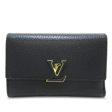 LOUIS VUITTON Taurillon Capucines Compact Wallet Small Wallets