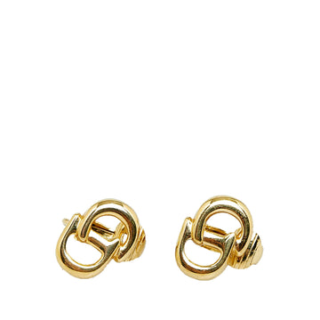 Dior Gold-Tone Clip-On Earrings Gold