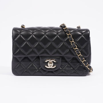 Chanel Classic Flap Mini Black Lambskin Leather