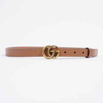 Gucci Marmont Belt Tan Leather 75cm 30
