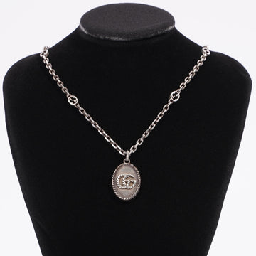 Gucci Double G Necklace Silver Silver Sterling