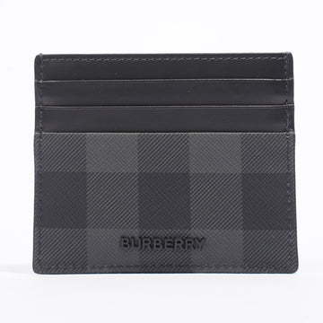 Burberry Tall Sandon Wallet Charcoal Coated Canvas