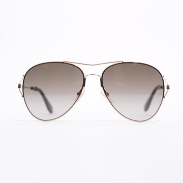 Givenchy Aviator Sunglasses Gold Base Metal 56mm 16mm
