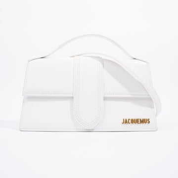 Jacquemus Le Grand Bambino White Leather