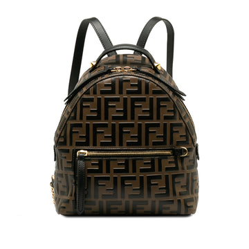 FENDI Mini Zucca Embossed Backpack
