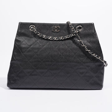 Chanel CC Shopping Tote Black Caviar Leather