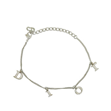 Dior Logo Charm Bracelet Silver