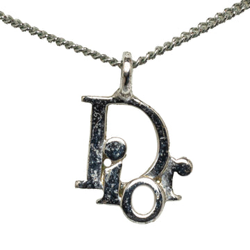DIOR Logo Charm Necklace Costume Necklace