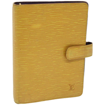 LOUIS VUITTON Epi Agenda MM Day Planner Cover Yellow R20049 LV Auth am5847