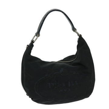 PRADA Shoulder Bag Nylon Black Auth am5930
