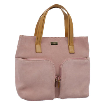 GUCCI Hand Bag Suede Pink 002 1080 Auth ar11130