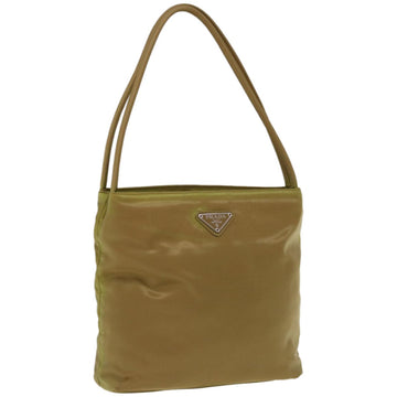 PRADA Shoulder Bag Nylon Khaki Auth ar11362B