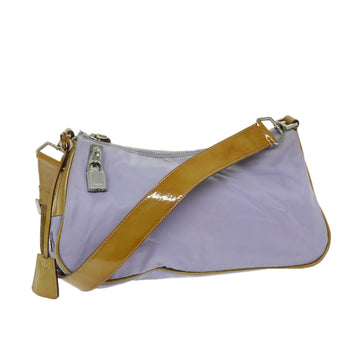 PRADA Shoulder Bag Nylon Purple Auth ar11538