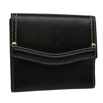 GUCCI Wallet Leather Black 141402 Auth bs10364