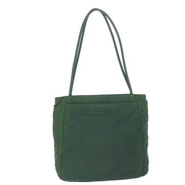PRADA Tote Bag Nylon Green Auth bs10594