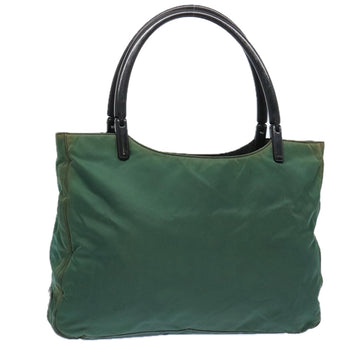 PRADA Shoulder Bag Nylon Green Auth bs11714