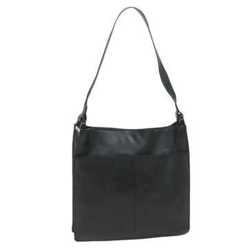 GUCCI Shoulder Bag Leather Black 001 3444 1801 Auth bs11787