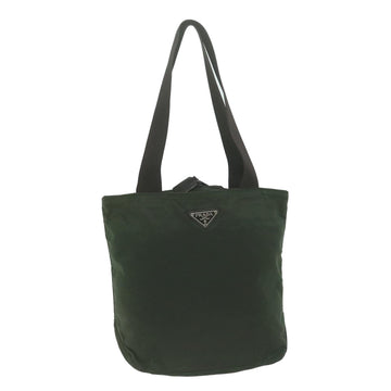 PRADA Tote Bag Nylon Green Auth bs11932