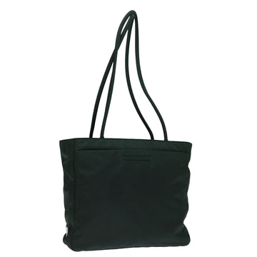 PRADA Tote Bag Nylon Green Auth bs12869