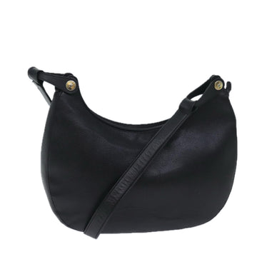 GIVENCHY Shoulder Bag Leather Black Auth bs13197