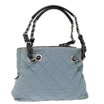 PRADA Shoulder Bag Nylon Blue Auth bs13564