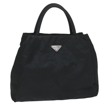 PRADA Hand Bag Nylon Black Auth bs9236