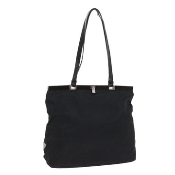 PRADA Shoulder Bag Nylon Black Auth bs9594