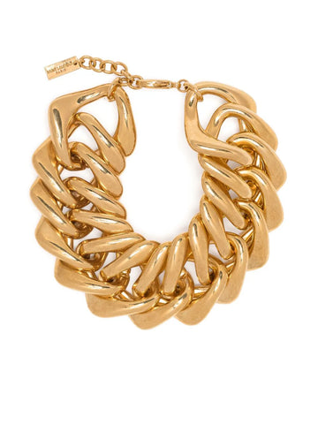 YVES SAINT LAURENT Chunky Gold Chain Bracelet