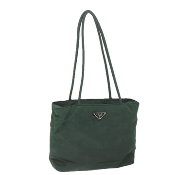 PRADA Shoulder Bag Nylon Green Auth ep2481
