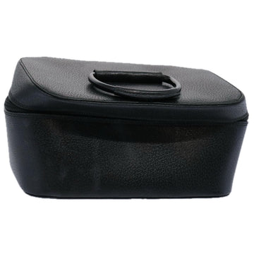 GUCCI Vanity Cosmetic Pouch Leather Black 039 2020 0710 Auth ep2789