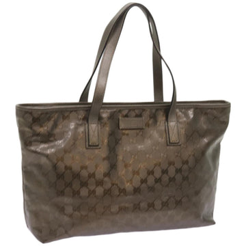 GUCCI GG implementation Tote Bag Bronze 211137 Auth ep3493