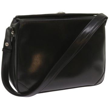 GUCCI Shoulder Bag Leather Black 406 001 2007 Auth ep3601