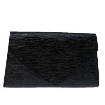 LOUIS VUITTON Epi Art Deco Clutch Bag Black M52632 LV Auth ep3678